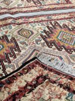 İkili El Dokuma İpek/Yün Kilim (wk-2562)