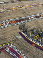 El Dokuma Deve Yünü Kilim (wk-2635)